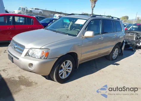 2007 Toyota Highlander Hybrid V6 from USA, damaged, VIN JTEHW21A170039934